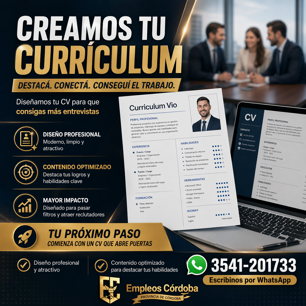 Diseña tu CV